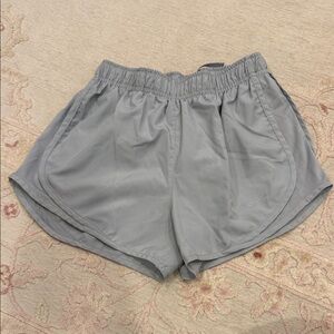 Nike Women's Athletic Shorts in Light Gray